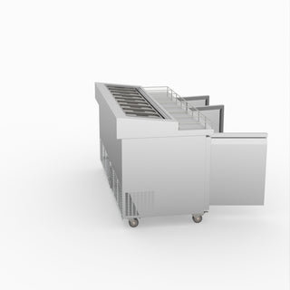 Thermaster Three Door Deluxe Pizza Prep Bench PWB180