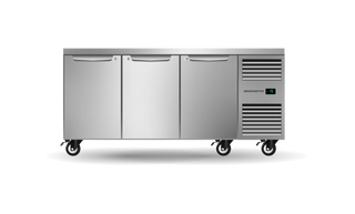 Skope Three Solid Door Underbench GN1/1 Right Hand Freezer 447L - PG11.UBF.3.SD.RH
