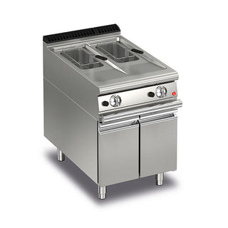 Baron 10+10L Split Pot Gas Deep Fryer With Piezo Ignition Q70FRI/G610