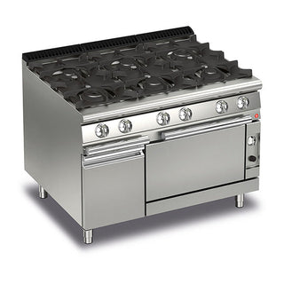 Gas Cook Top With Gas Oven - Q70PCF- Baron SI-Q70PCF/G8005