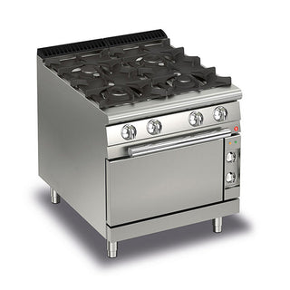 Baron 4 Burner Gas Cook Top With Electric Oven Q70PCF/GE8025