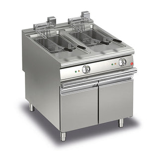 Baron 22+22L Double Basin Electric Deep Fryer Q90FRI/E822