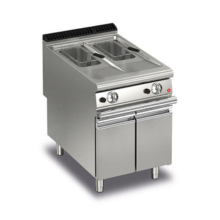 Baron 10+10L Split Pot Gas Deep Fryer Q90FRI/G610