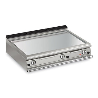 Gas Fry Top With Smooth Chrome Plate And Thermostat Control - Q90FTT- Baron SI-Q90FTT/G605