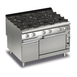 Baron 6 Burner Gas Cook Top With Gas Oven Q90PCF/G1205