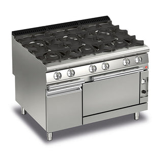 Gas Cook Top With Gas Oven - Q90PCF- Baron SI-Q90PCF/G8005