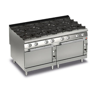 Baron 8 Burner Gas Cook Top With 2 Gas Ovens Q90PCF/G1605