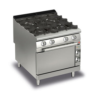 Baron 4 Burner Gas Cook Top With Gas Oven Q90PCF/G8005
