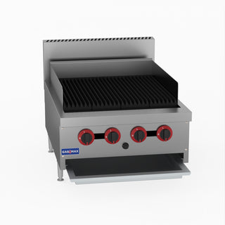 Natural Gas 4 Burner Char Grill Top - GasMax QR-24E