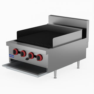 Natural Gas 4 Burner Char Grill Top - GasMax QR-24E