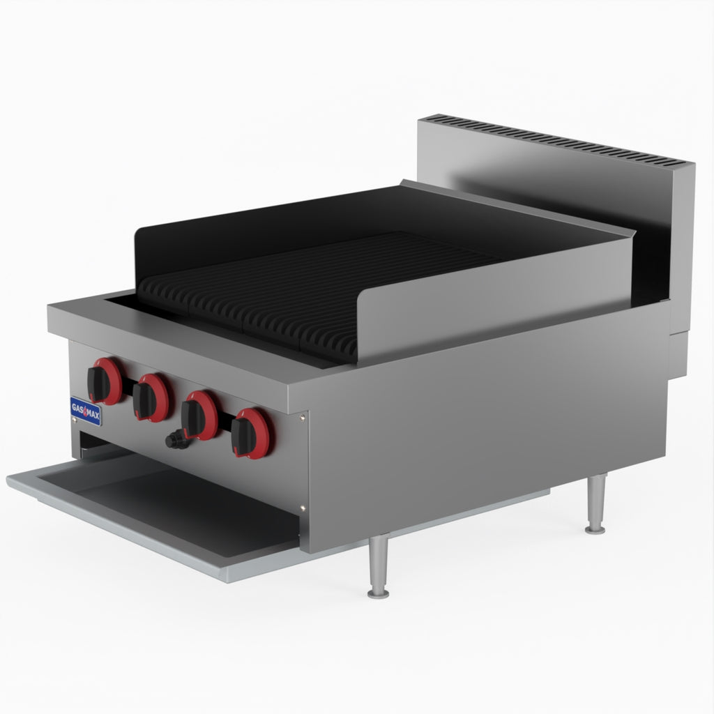 GasMAX Natural Gas 4 Burner Char Grill Top QR-24E