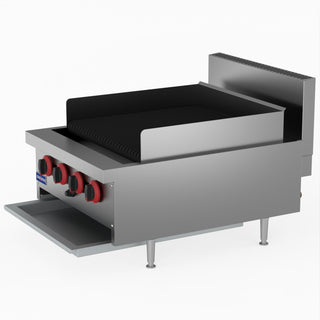 Natural Gas 4 Burner Char Grill Top - GasMax QR-24E