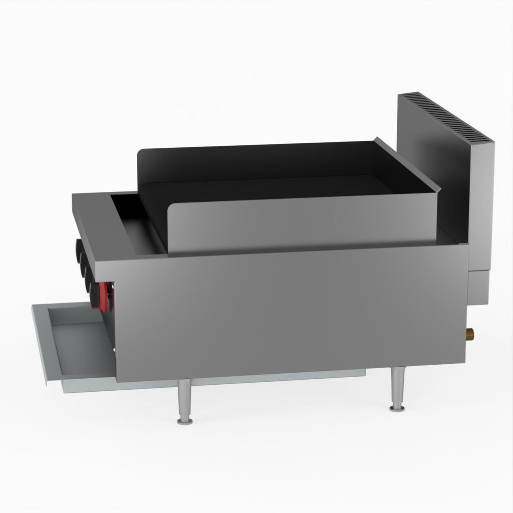 GasMAX Lpg Gas 4 Burner Char Grill Top QR-24ELPG