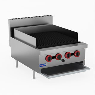 Natural Gas 4 Burner Char Grill Top - GasMax QR-24E