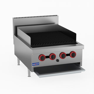 Natural Gas 4 Burner Char Grill Top - GasMax QR-24E