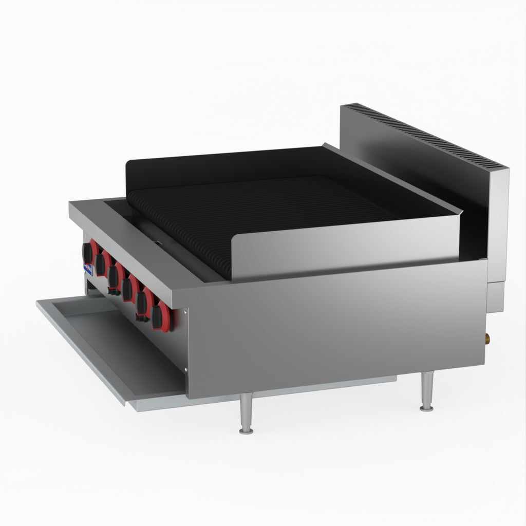 GasMAX Lpg Gas 6 Burner Char Grill Top - QR-36ELPG