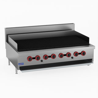 Natural Gas 8 Burner Char Grill Top - GasMax QR-48E