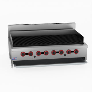 Natural Gas 8 Burner Char Grill Top - GasMax QR-48E