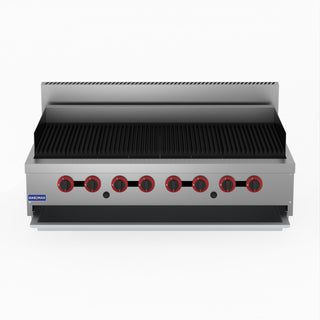 Natural Gas 8 Burner Char Grill Top - GasMax QR-48E