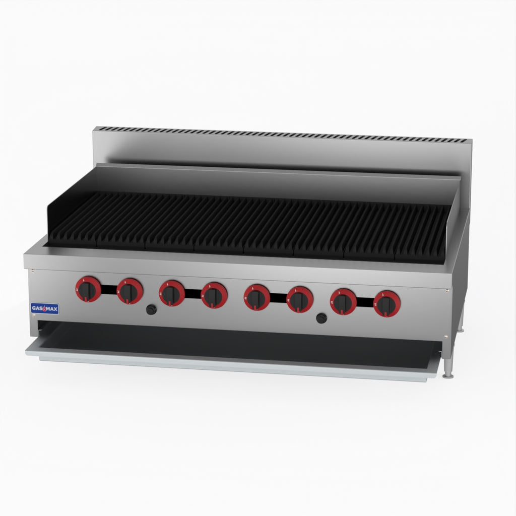 GasMAX Natural Gas 8 Burner Char Grill Top QR-48E