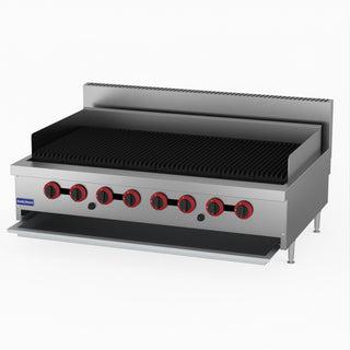 Natural Gas 8 Burner Char Grill Top - GasMax QR-48E