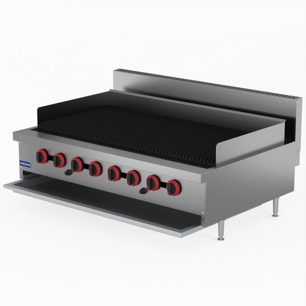 GasMAX Natural Gas 8 Burner Char Grill Top QR-48E