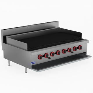 Natural Gas 8 Burner Char Grill Top - GasMax QR-48E