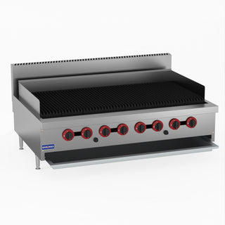 Natural Gas 8 Burner Char Grill Top - GasMax QR-48E