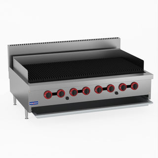 Natural Gas 8 Burner Char Grill Top - GasMax QR-48E