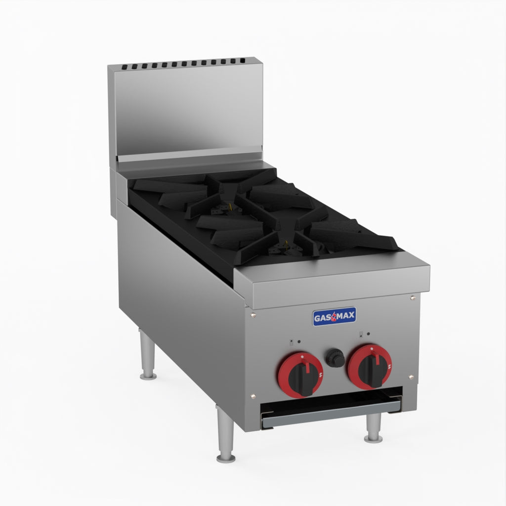 Gas Cook Top 2 Burner With Flame Failure- - GasMax RB-2E