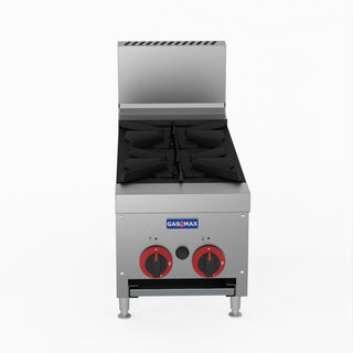 Gas Cook Top 2 Burner With Flame Failure- - GasMax RB-2E