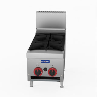 Gas Cook Top 2 Burner With Flame Failure- - GasMax RB-2E