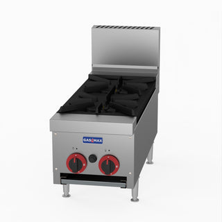 Gas Cook Top 2 Burner With Flame Failure- - GasMax RB-2E