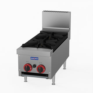 Gas Cook Top 2 Burner With Flame Failure- - GasMax RB-2E