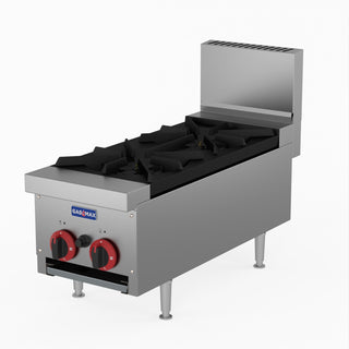 Gas Cook Top 2 Burner With Flame Failure- - GasMax RB-2E