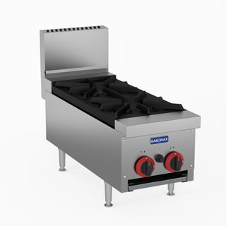 Gas Cook Top 2 Burner With Flame Failure- - GasMax RB-2E