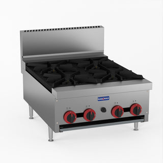 Gas Cook Top 4 Burner With Flame Failure - GasMax RB-4E