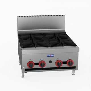 Gas Cook Top 4 Burner With Flame Failure - GasMax RB-4E