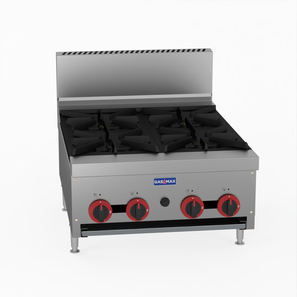 GasMAX Gas 4 Burner Cook Top - RB-4ELPG