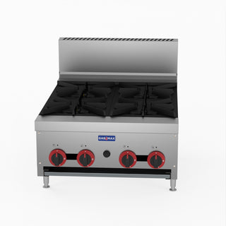 Gas Cook Top 4 Burner With Flame Failure - GasMax RB-4E