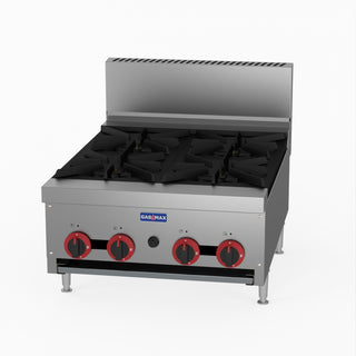 Gas Cook Top 4 Burner With Flame Failure - GasMax RB-4E