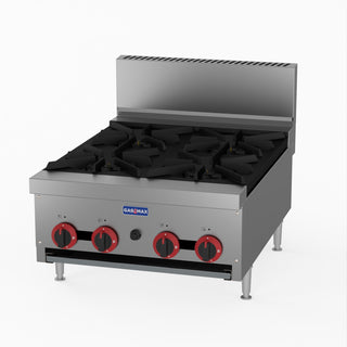 Gas Cook Top 4 Burner With Flame Failure - GasMax RB-4E