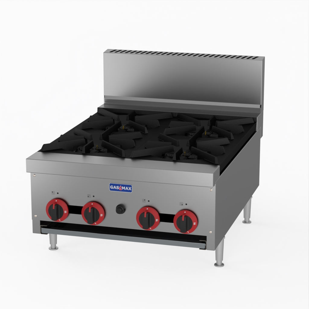 GasMAX Gas 4 Burner Cook Top - RB-4ELPG