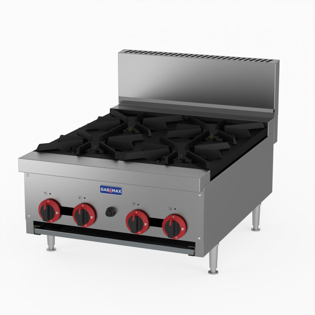 GasMAX Gas 4 Burner Cook Top - RB-4ELPG