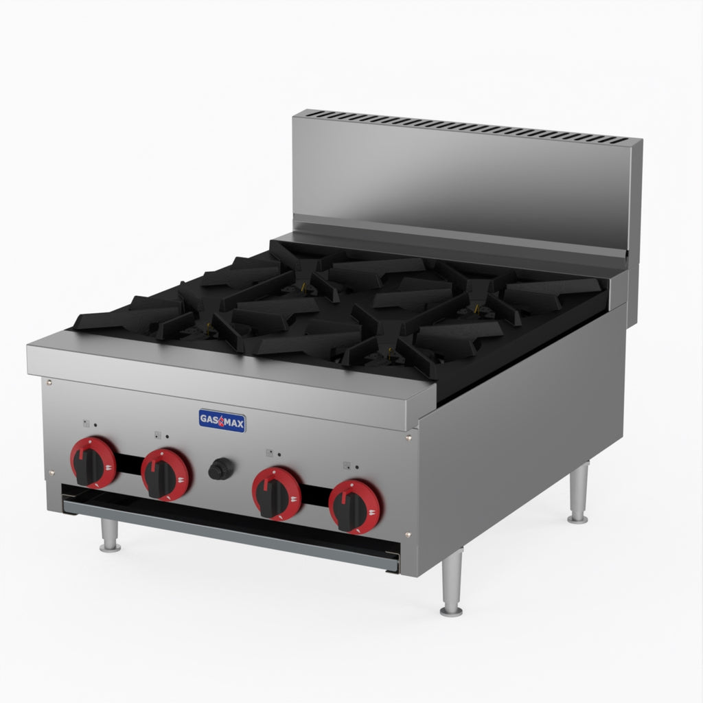 GasMAX Gas 4 Burner Cook Top - RB-4ELPG