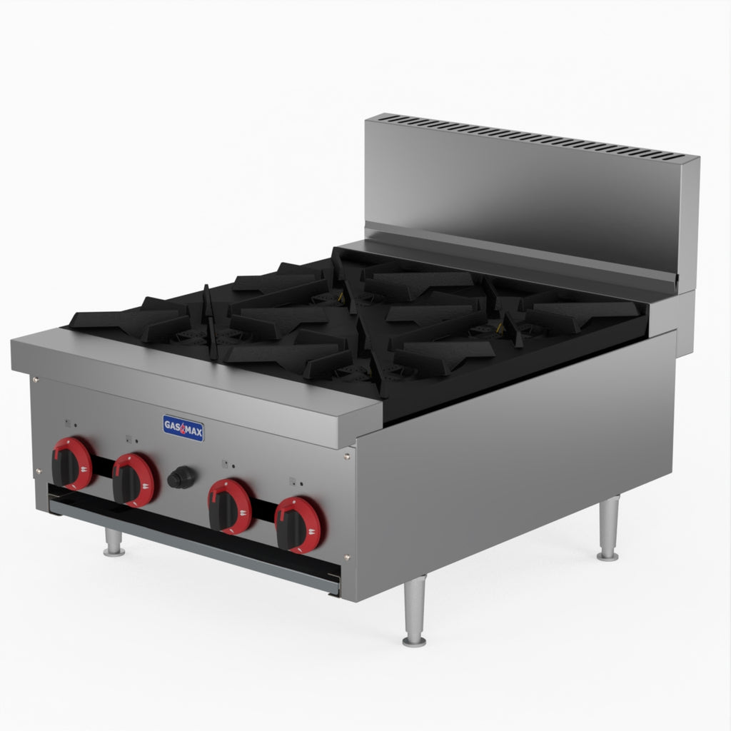 GasMAX Gas 4 Burner Cook Top - RB-4ELPG