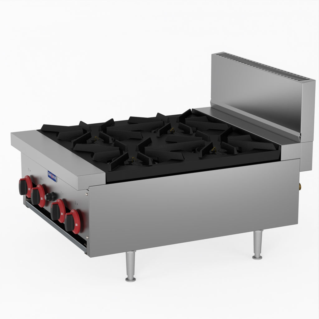GasMAX Gas 4 Burner Cook Top - RB-4ELPG