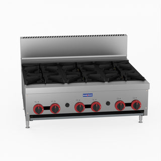 Gas Cook Top 6 Burner With Flame Failure - GasMax RB-6E