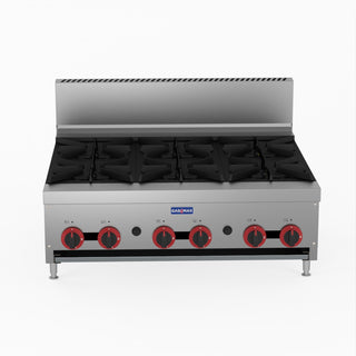 Gas Cook Top 6 Burner With Flame Failure - GasMax RB-6E