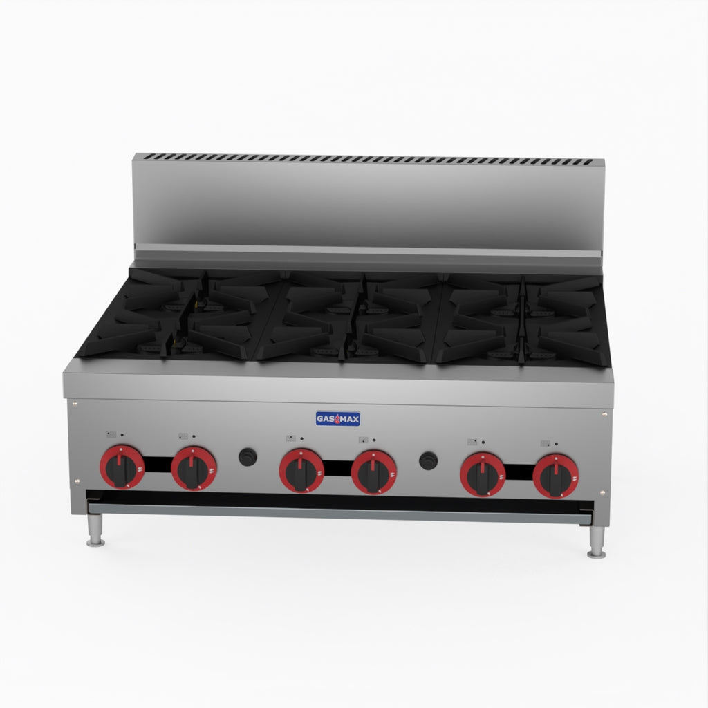 GasMAX Gas 6 Burner Cook Top RB-6E